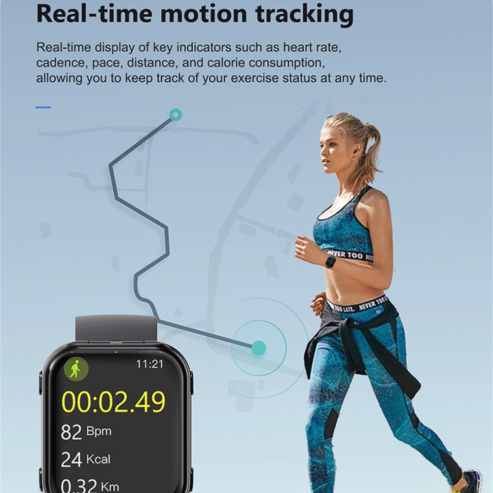 Waterproof Smartwatch 2 En 1 Equipped With TWS Earphones Smart Watches Men Women BT Call Music Heart Rate Health Monitor Sports