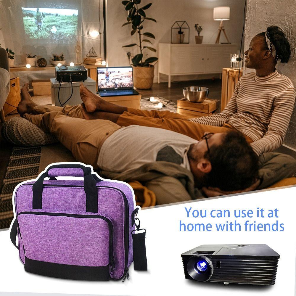 Business Style Projector Storage Bag Portable Projector Protect Case Electronic Equipment Storage