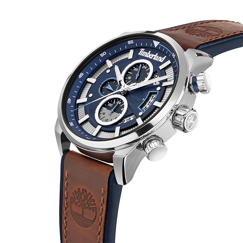 Timberland Callahan Series Watch Quartz Movement Beige Dial Chronograph Outdoor Sports American Vintage Men watches TDWGF2102604