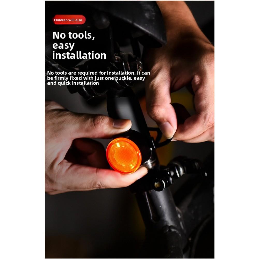 USB Highlight Bicycle Tail Light, Mountain Bike Headlight Set, Night Riding Safety Warning Light