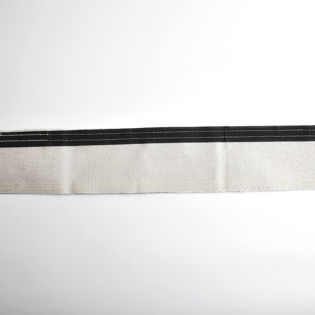 Insulated Hose Cover Wrap Wire Tubing Replacement Black+Silver Practical