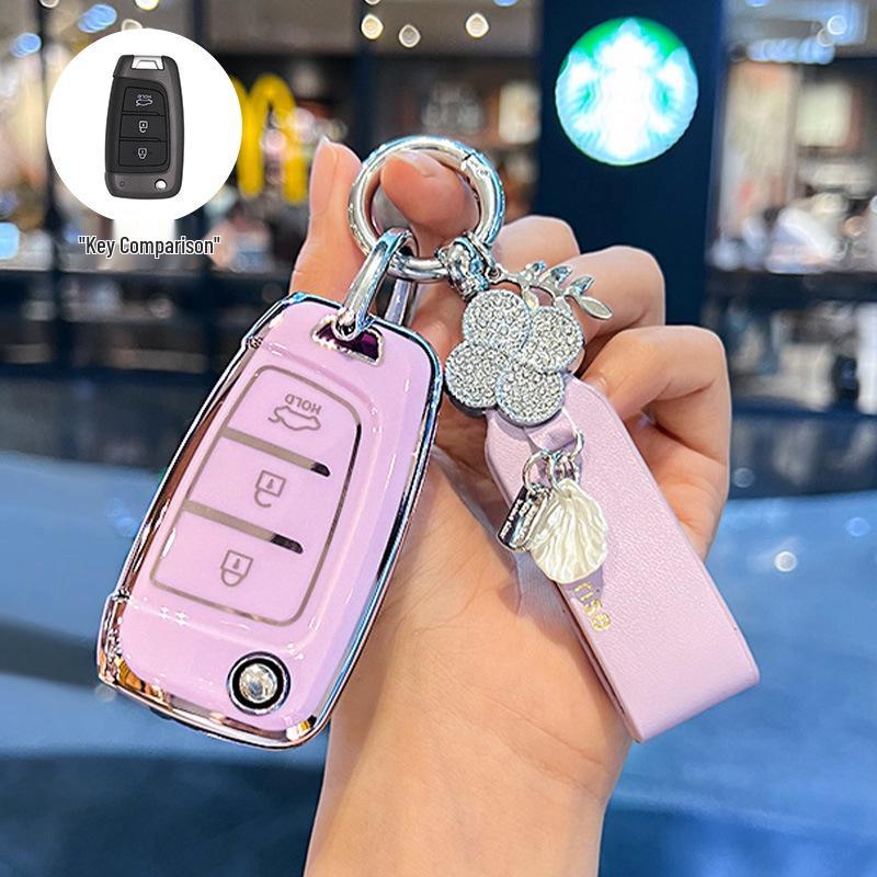 Kompatibel mit 20 Modellen: Schlüsselabdeckung für Beijing Hyundai New Elantra, Verna, ix25, Mistra, ix35 - Schutzschale Schnalle