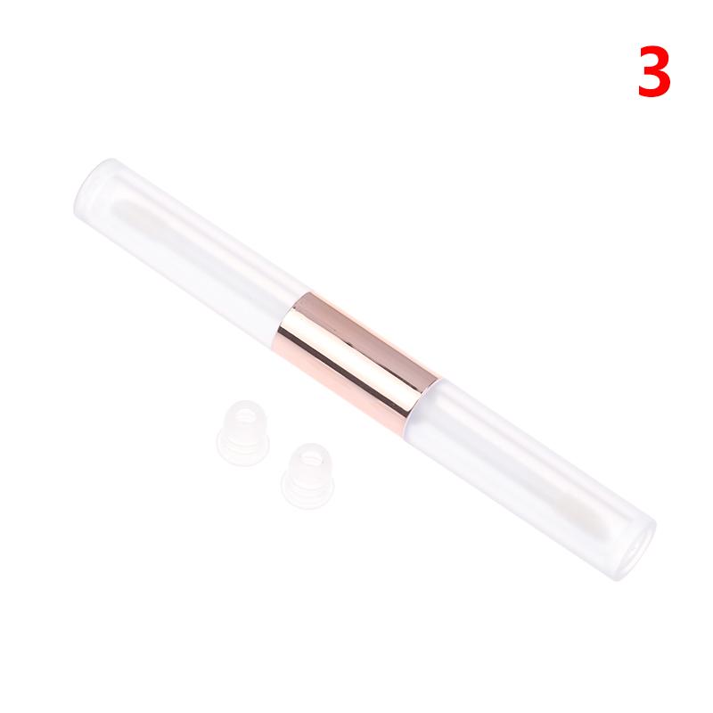 Double Head Clear Empty Mascara Tube With Wand Diy Eyeliner Tube Lip Gloss Bottle Packaging Eyelash Cosmetic Container Bottle