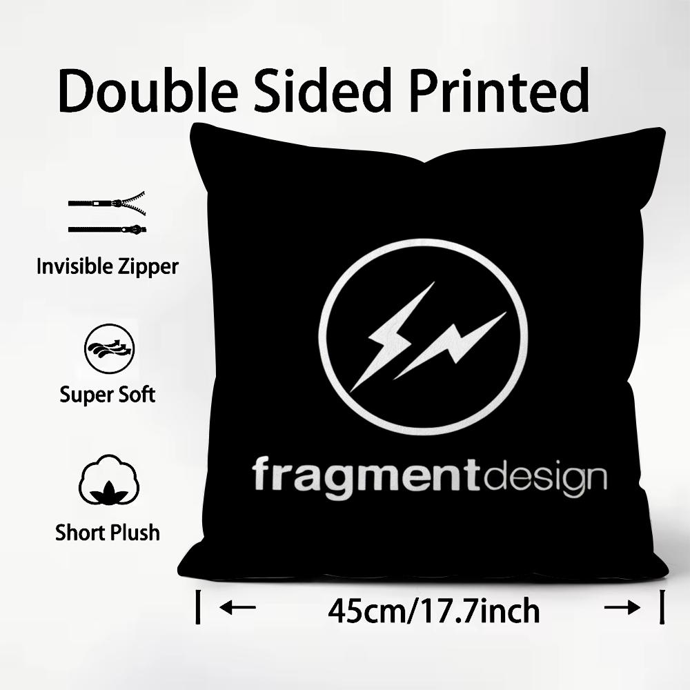 Lightning FFragment DesignS Cushion Cover Plush Fabric Soft DoubleSided Printed Sofa Warm Winter Home Child Gift Pillow Case