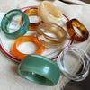 Europe American Style Resin Bangle Irregular Cuff Bangles Creative Exaggerated Bracelet  Decoration