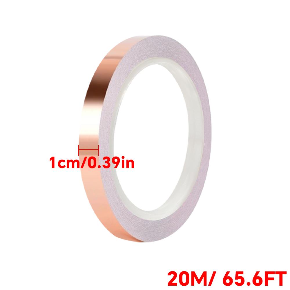 Double-sided conductive copper foil tape, snail colored glass conductive tape, DIY circuit and electrical repair tape