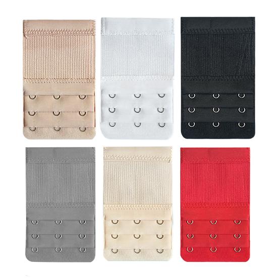 Women's Bra Extender 2 Hook/3 Hook/4 Hook/5 Hook Soft Stretchy Bra Strap Extender Elastic Extension Strap