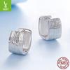 S925 Sterling Silver Wide-Faced Exquisite Ear Buckles Women'S, Urban High-End Earrings Earrings Cross-Border