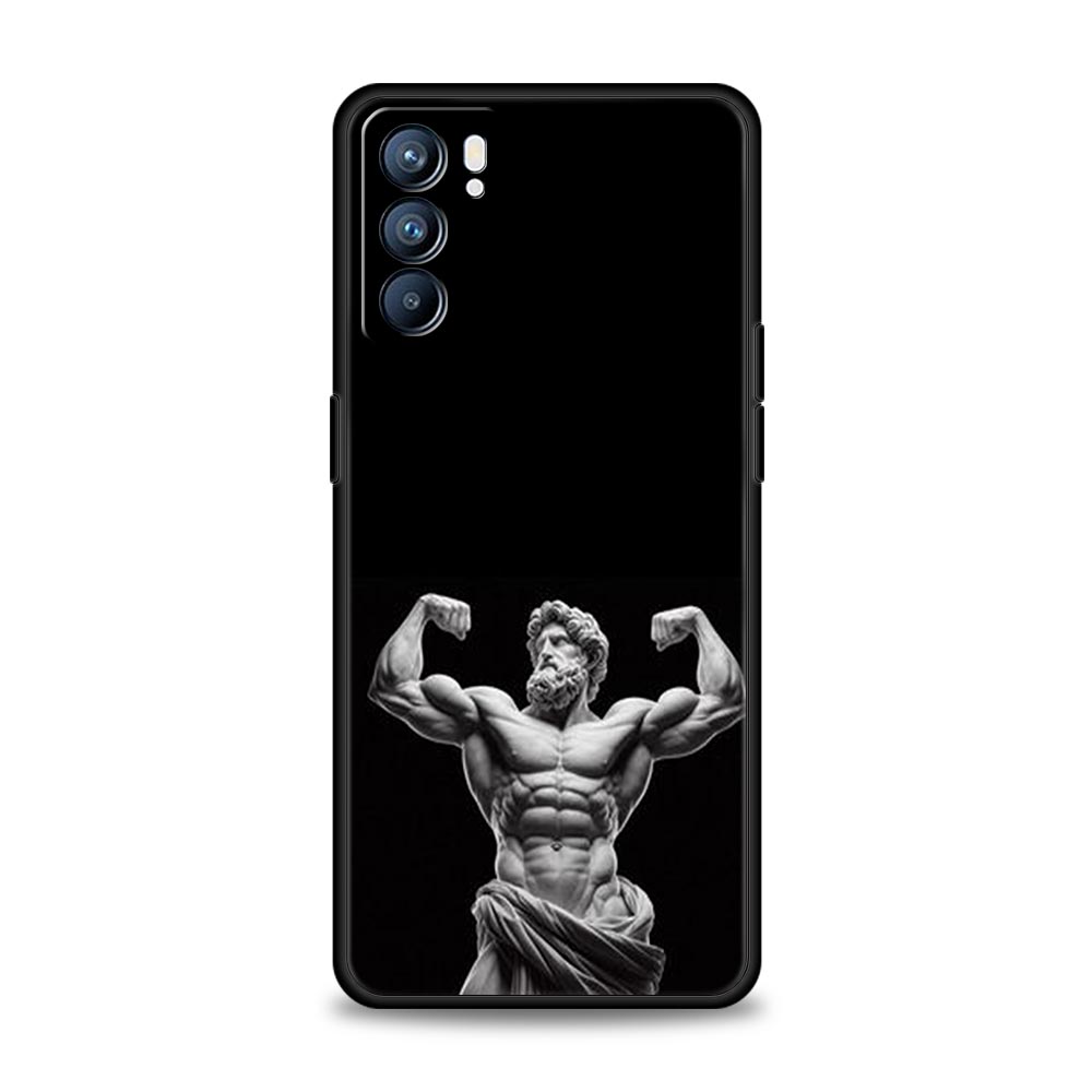 Ancient greek sculpture Phone Case For Oppo A54 A53 A52 A15 A95 A16 A78 A79 A80 A98 4G Find X5 X6 Reno10 12 13 F Pro 5G Cover