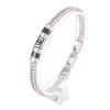 Double -Buckled Jewelry Buckle Couple Titanium Steel Element Bracelet