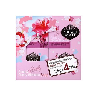 Shower Mate Lovely Rose & Kirschblüte Seife 100g*4Stück/8Stück/12Stück