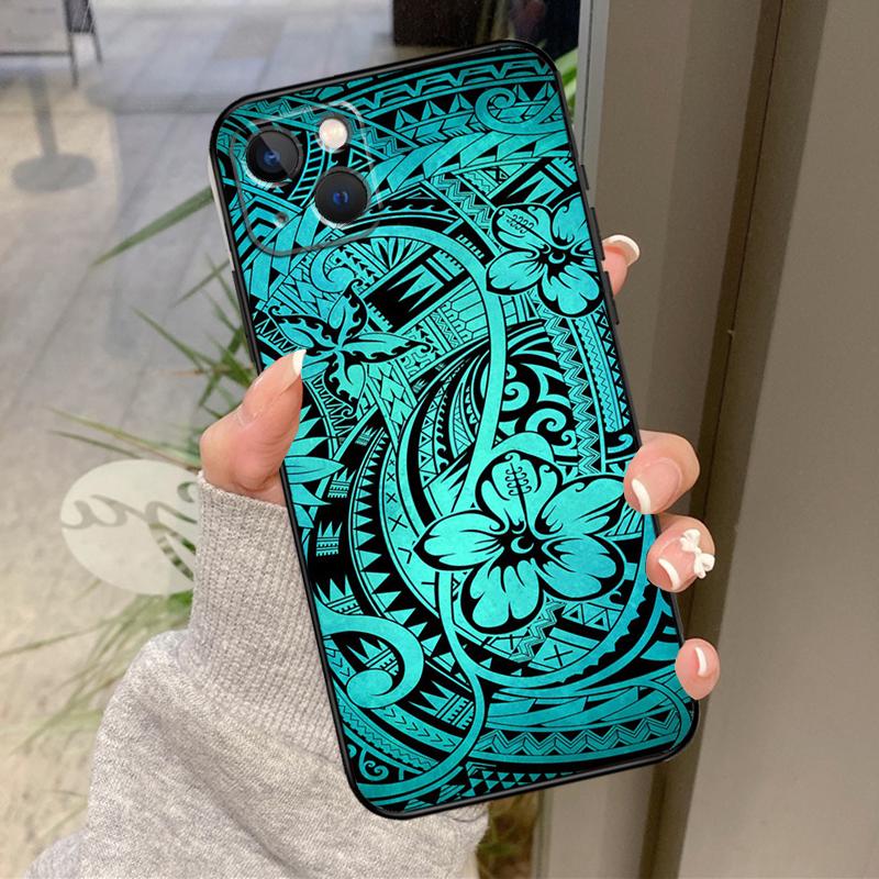 Traditional Hawaiian Island Pattern Case For iPhone 17 Pro Max 16 15 13 12 11 14 Pro Max Plus 13 12 Mini 16e 17 Air Back Cover