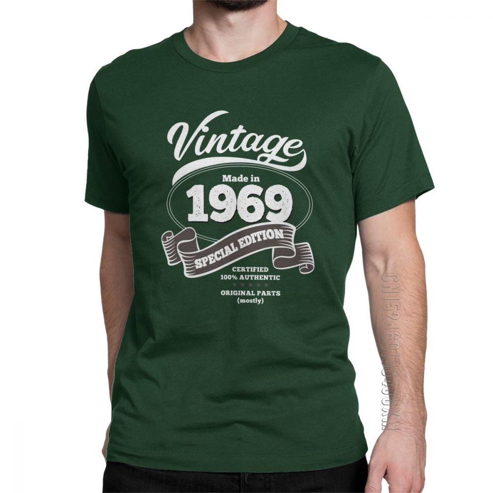 Unisex 1969 Birthday T Shirt Gift Vintage Special Edition T Shirts Crazy Crew Neck Designer Clothing Cotton Tee Shirt Plus Size