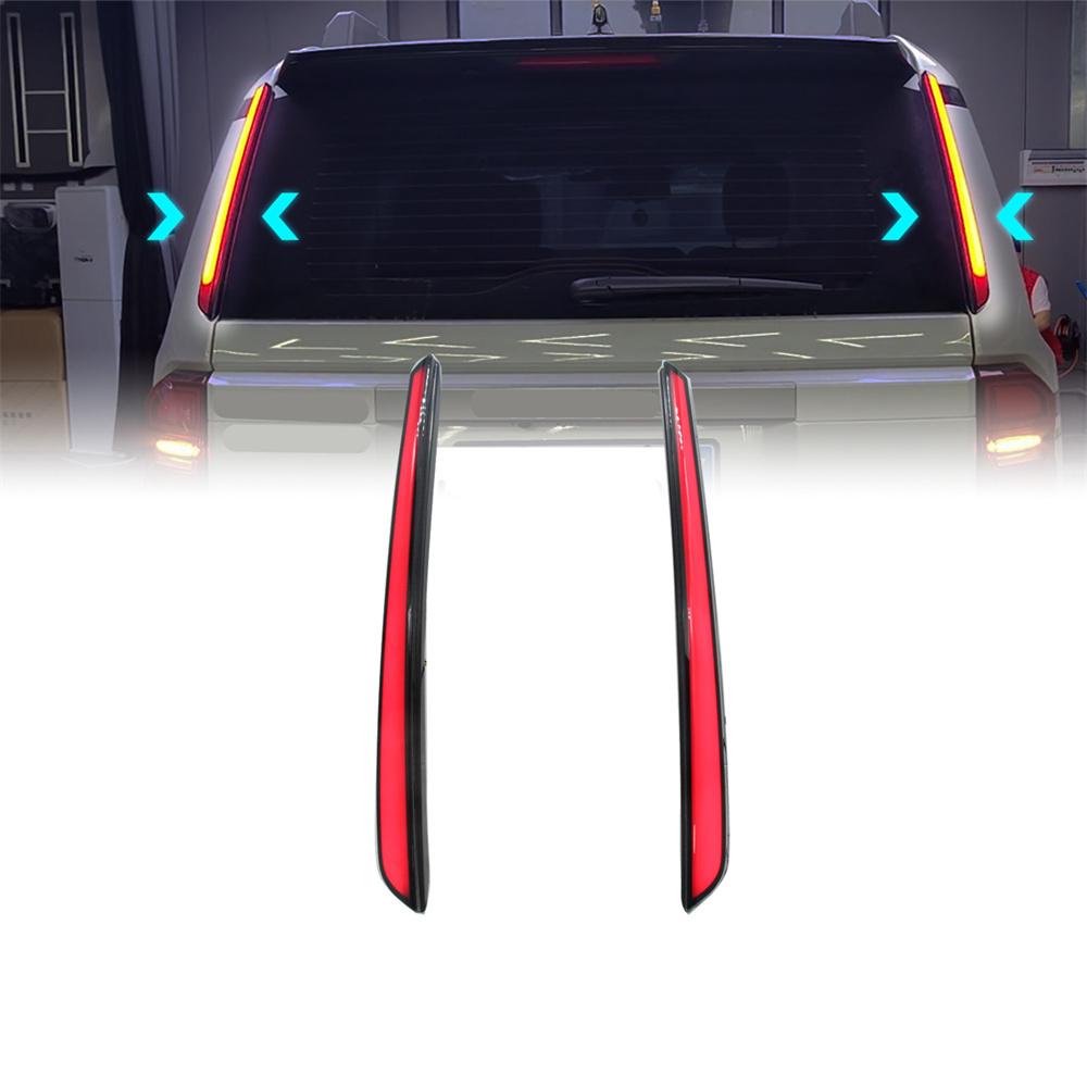 Driving Light Brake Light Dynamic Turn Signal Pillar Light For Toyota Land Cruiser 250 Prado Lc250 2024