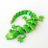 3D printed gecko articulated reptile decoration for home office mini animal model collectible creative children's toy gift