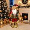 2026 Weihnachtsdekoration für Zuhause Weihnachtsmann Plüschpuppe 30cm Navidad Party Deko Xmas Ornamente Neujahrsgeschenk