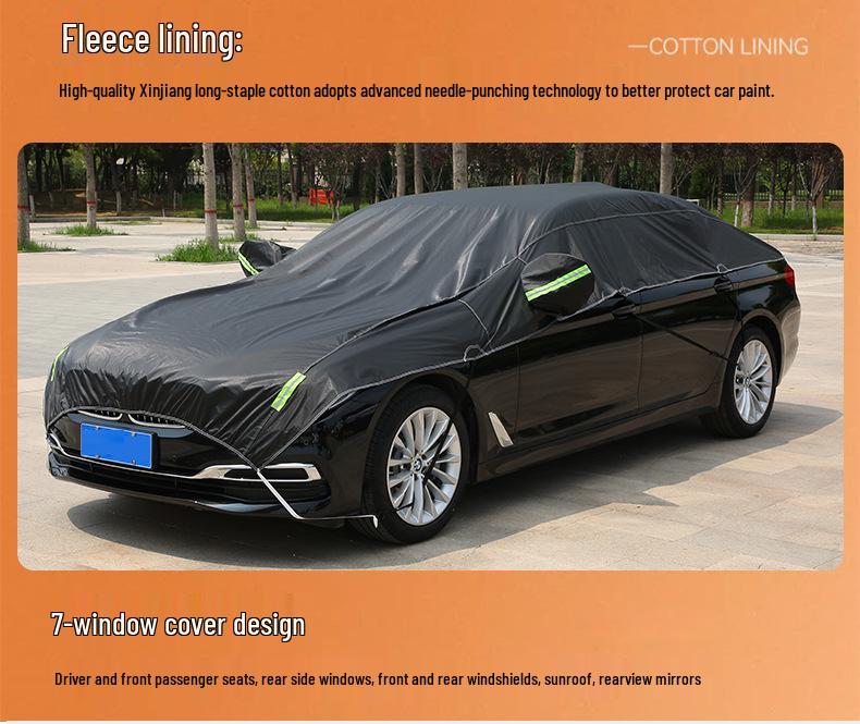 Car Windshield Snow Cover: Anti-freeze, Rainproof, Snowproof, Sunshade, and Heat Insulation