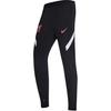 Retro Sports Long Pants Logo Mid Waist Elastic Slim Fit Knitted Sports Pants Men Bottoms Black CZ3320-010