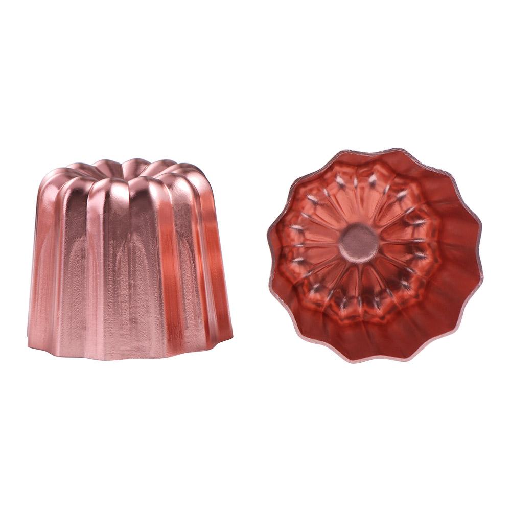 

4 шт. Мини-форма Cannele с антипригарным покрытием Cannele Mold DIY Cupcake 4pcs