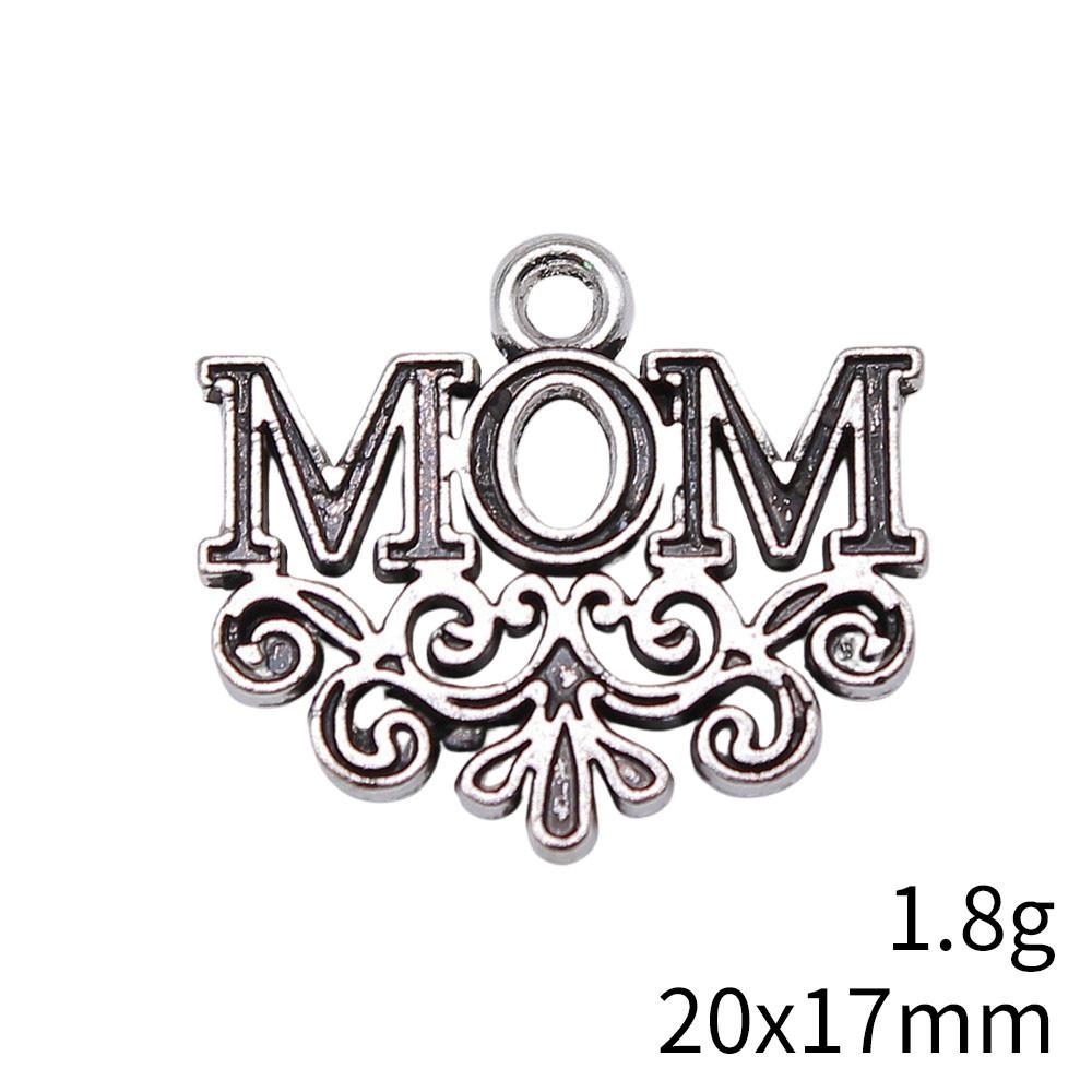 Gifts For Women Charms Bulk Family Member Heart Tags Charms Pendant Souvenir Male Pendant