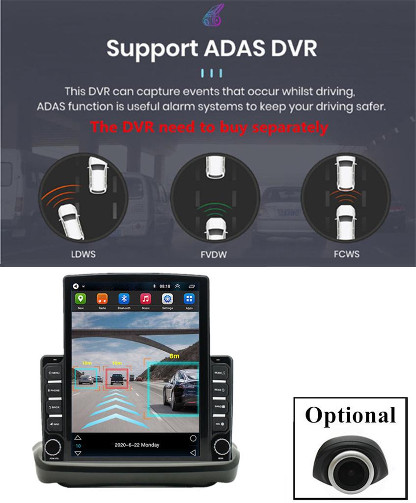 9.7" Android 13 Car Radio GPS 4+32G For 09-12 Hyundai Genesis Coupe with Carplay