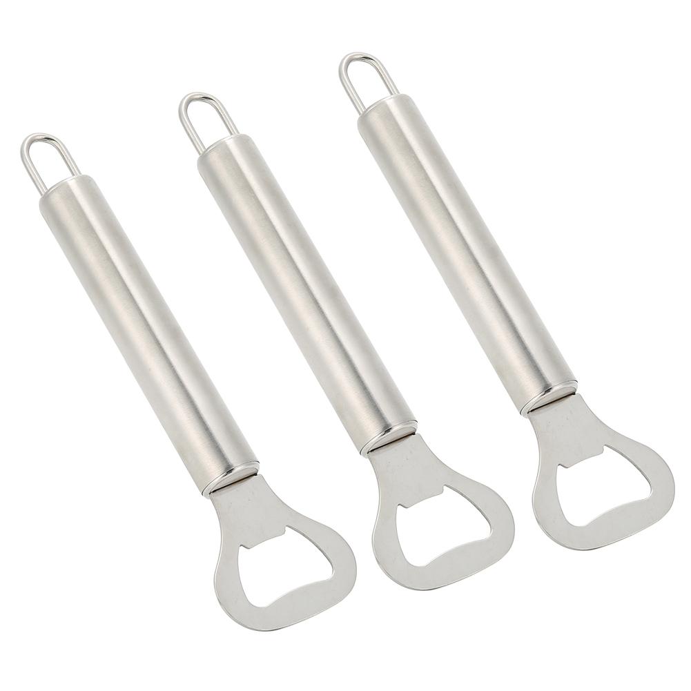3Pcs Mini Portable Stainless Steel Manual Beer Bottle Lids Opener Kitchen Accessories