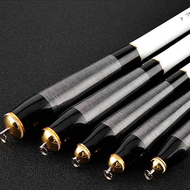 Canna da pesca retrattile 1,5m/1,8m/2,1m/2,4m/2,7m/4,5m Spinning Fly Carp Feeder Fibra di carbonio Pesca Canna da viaggio mini Porta mulinello