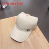 Baseball Cap Simple With Solid Color Design And Letter Decoration For Wear Daily