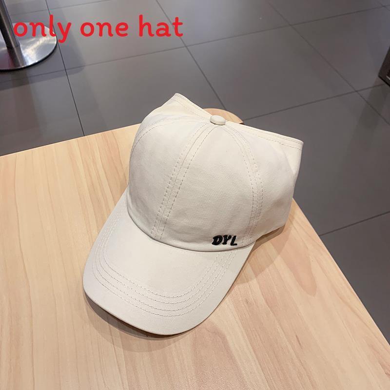Baseball Cap Simple With Solid Color Design And Letter Decoration For Wear Daily
