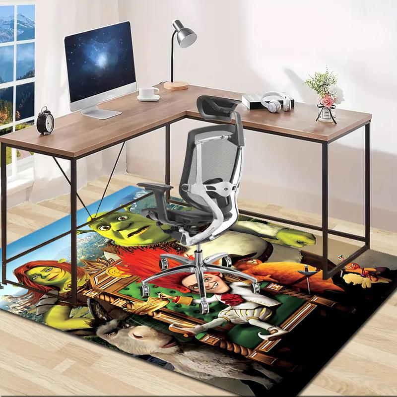 1pc Shrek1 Design Area Rug - Non-Slip, Soft & Cozy Floor Mat for Living Room, Bedroom, Office - Indoor/Outdoor Decorative Carpet