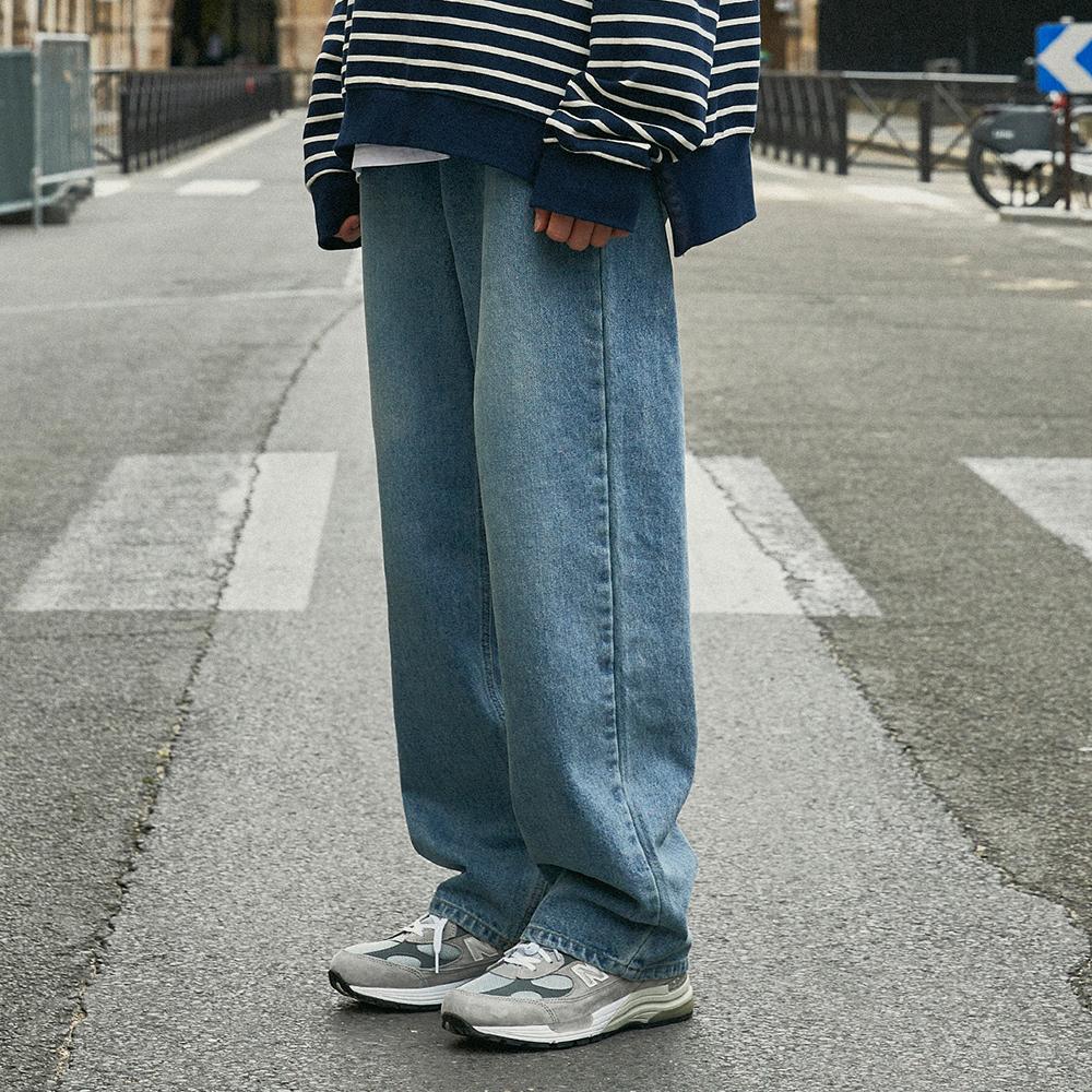 Fleek 1 Year Straight Denim Pants FDP102 / 3 Color
