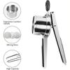 Potato Masher Stainless Steel with 3 Interchangeable Fineness Discs Spaetzle Maker Creates Smooth Creamy Mashed Potato