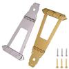 Metall Elektrische Gitarrenbrücke Saitenhalter 6 Saiten Gitarrenbrücke Trapez Saitenhalter für verbesserten Sustain und einfache Einrichtung