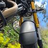 A03E-Motorcycle Front Fender Mudguard Extender Extension Fit For SCRAMBLER400X Scrambler 400 X 400X 2024-2025