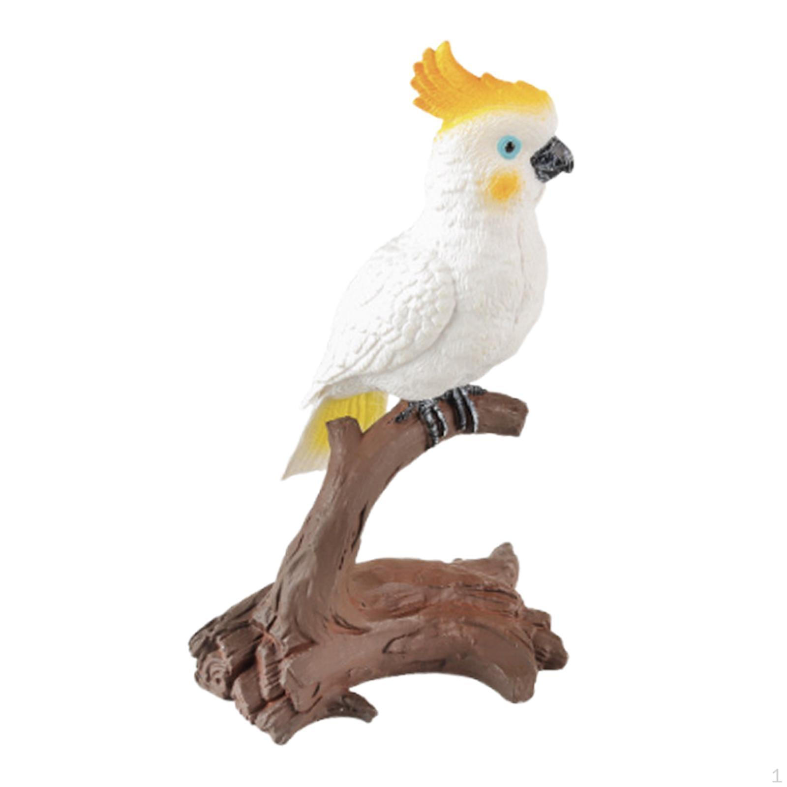 

Figurine Parrot Craft for Kids Garden Display And Gifts yellow head