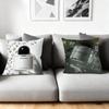 B-B-Byredo Perfume Cushion Cover Silky Short Plush Home Sofa Cushion Cover - Invisible Zipper Home Decoration