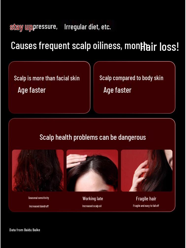 Electric Hair Growth and Scalp Massage Comb with Essence Applicator