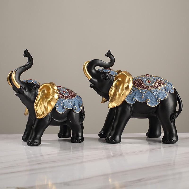 

Украшения в виде слона привлекают богатство, а слон переезжает в новый дом. Украшение журнального столика для гостиной, телевизора, шкафа для открытия, свадебного подарка.
