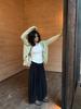 Women's High-Waisted Pleated Wide-Leg Lantern Pants - Spring 2026 Casual Balloon Design