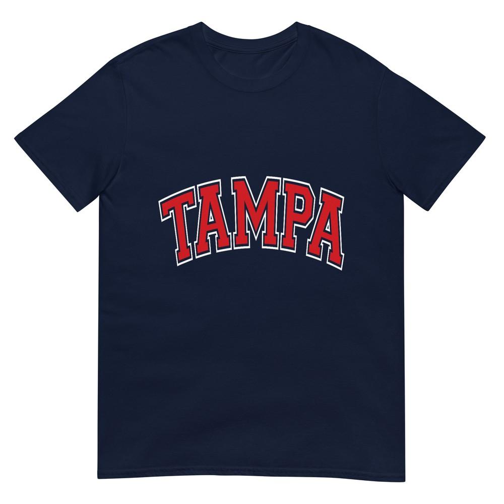 133 Apparel Tampa Fl Tampa Arched Red Text Tshirt S