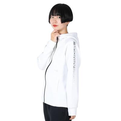 UA ARMOUR KNIT FULL ZIP HOODIE White XL [Under Armour]