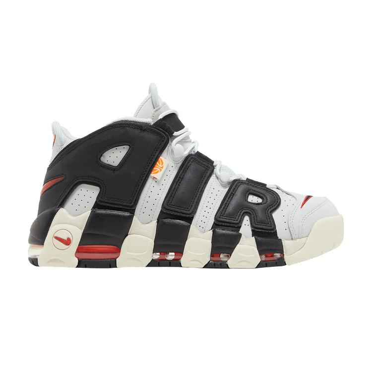 Nike Air More Uptempo Hoops Adidași Bărbați Gri Praf-Foton Roșu-Universitar DX3356-001