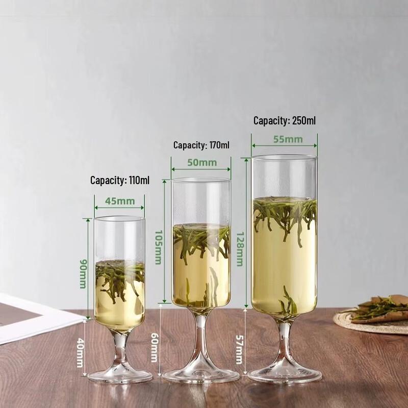 

Stylish High-Foot Wine and Tea Glass