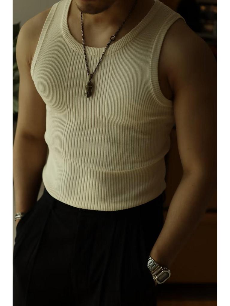 2022 Retro Sport Herren Strickweste Einfarbig - Sommer Oberbekleidung