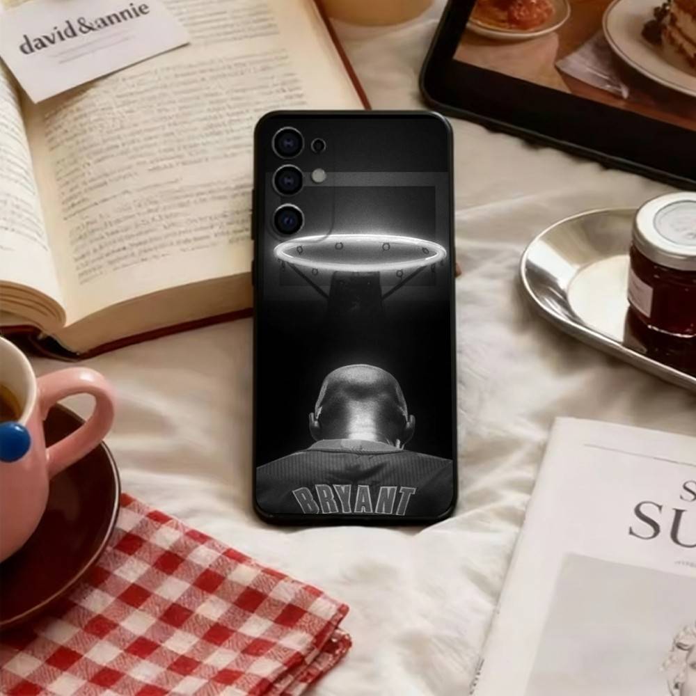 Star Kobe Bryant Phone Case For Samsung S25,S24,S21,S22,S23,S30,Ultra,S20,Plus,Fe,Lite,Note,10,Soft Black Cover