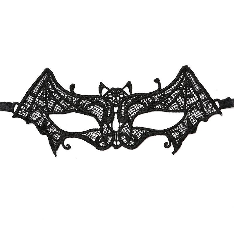 

Леди Черная кружевная маска для глаз с цветочным принтом Венецианский маскарад Необычные вечерние платья