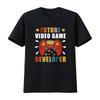 Future Video Game Developer T Shirt vintage Washed Soft homme graphic Breathable Casual Stretched designer clothes Comfortable