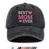 pc pcs Unisex Vintage BEST MOM EVER Trucker Hat Suitable for Outdoor Sports QuickDry Breathable with Buckle Closure Light