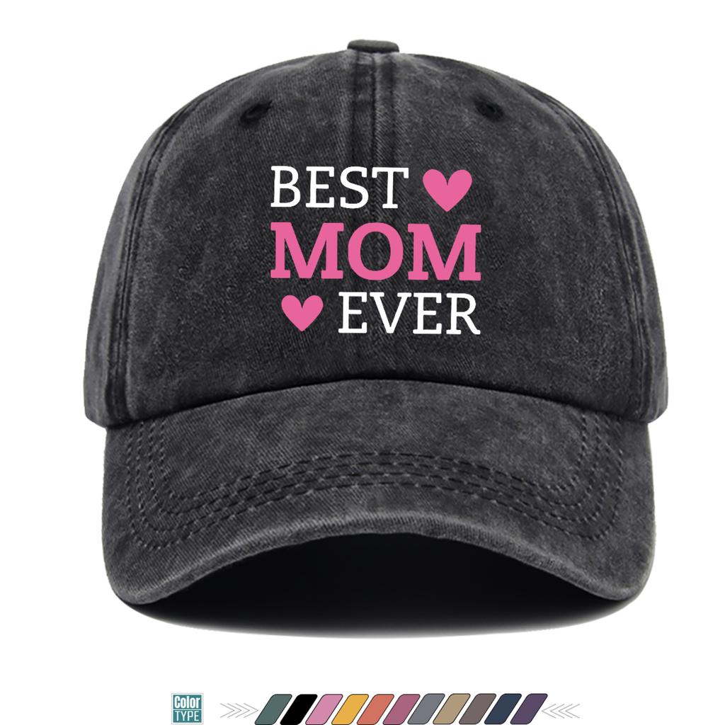pc pcs Unisex Vintage BEST MOM EVER Trucker Hat Suitable for Outdoor Sports QuickDry Breathable with Buckle Closure Light