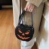 Halloween pumpkin bag women's new niche design personalized mobile phone bag casual messenger bag tide